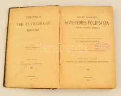 Balbi Adorján: Egyetemes Földrajza A Művelt Közönség Számára Átdolg. és Kibőv. Czirbusz Géza. V. Kötet I. Rész. Európa.  - Unclassified