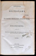 Appleton's Dictionary Of Machines, Mechanics, Engine-work, And Engingeering: Designed For Practical Working Men And Thos - Ohne Zuordnung