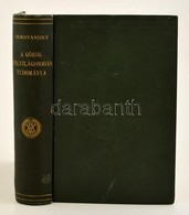 Hornyánszky Gyula: A Görög Felvilágosodás Tudománya. Hippokrates. Bp., 1910, MTA. Kiadói Egészvászon-kötés. - Zonder Classificatie