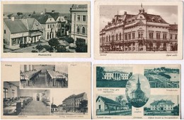 ** * 10 Db RÉGI Történelmi Magyar Városképes Lap / 10 Pre-1945 Historical Hungarian Town-view Postcards - Non Classés