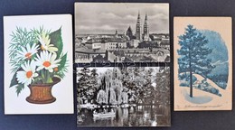 ** * 156 Db Modern Magyar Városképes Lap és Motívumlapok / 156 Modern Hungarian Town-view Postcards And Motive Cards - Zonder Classificatie