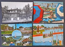 ** * 110 Db MODERN Magyar Városképes Lap A Balatonról és Velencei Tóról / 110 Modern Hungarian Town-view Postcards From  - Non Classificati