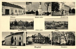 T2/T3 Bonyhád, Plébánia, Hősök Szobra, Járásbíróság, Perczel Kastély, Gimnázium, Posta, Erdős Szálló (EK) - Unclassified