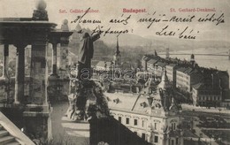T2/T3 1906 Budapest I. Gellérthegy, Szent Gellért Szobor, Döbrentei Tér (EK) - Zonder Classificatie