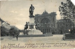* T4 1904 Budapest VII. Keleti Pályaudvar, Vasútállomás, Baross Szobor (EM) - Unclassified