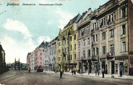 T2/T3 Budapest XI. Fehérvári út, Húscsarnok, üzletek, Villamos / Weissenburger Strasse (kis Szakadás / Small Tear) - Zonder Classificatie