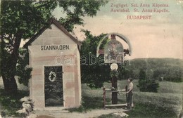 T3 1909 Budapest XII. Zugliget, Szent Anna Kápolna (ázott / Wet Damage) - Non Classificati