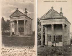 23. 2 CPA. CHENERAILLES.  Chapelle De La Forêt. - Chenerailles