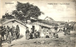 ** T2 Kecskemét, Cigány Város, Telep, Folklór. Kiadja Fekete Soma 1915. 51. Sz. / Zigeuner Stadt / Gypsy Settlement In K - Zonder Classificatie