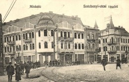 T2 Miskolc, Széchenyi Utca, Kohn Ida, Zeichner Adolf és Bán és Társa áruháza, Kristal üzlet, Villamossín - Unclassified