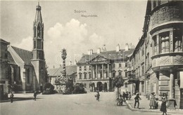 ** T1/T2 Sopron, Megyeház Tér, Szentháromság Szobor, Templom - Zonder Classificatie