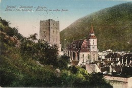 T2 Brassó, Kronstadt, Brasov; Látkép A Fehér Bástyával / Ansicht Mit Der Weißen Bastei / White Bastion - Ohne Zuordnung