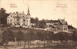 T2 1915 Brassó, Kronstadt, Brasov;  Fellegvársor / Schlossbergzeile / Villa Alley - Zonder Classificatie