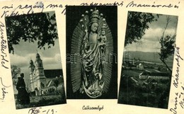 T2 Csíksomlyó, Sumuleu Ciuc; Római Katolikus Templom, Kegyszobor / Pilgrimage Church And Statue - Ohne Zuordnung