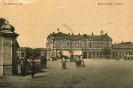 T2/T3 1910 Gyulafehérvár, Alba Iulia, Karlsburg; Hunyadi Tér, Hirdetőoszlop, Fürst M. üzlete. W.L. 3162. / Square, Adver - Unclassified