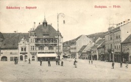 T2/T3 Segesvár, Schässburg, Sighisoara; Fő Tér, Josef Girscht üzlete / Main Square, Shop - Zonder Classificatie