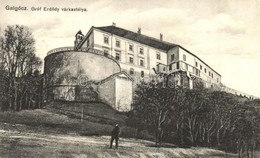 T2/T3 Galgóc, Hlohovec; Gróf Erdődy Kastély. Kiadja Bródy Simon / Castle (EK) - Sin Clasificación