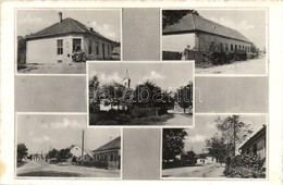 T2 Hegysúr, Hruby Súr; Szövetkezet, Iskola, Kápolna, Utcaképek. Kaksa Fényképész / Cooperative, School, Chapel, Street - Non Classés