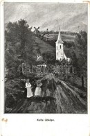 T2/T3 Kolta, Koltha, Koltovjec; Utcakép, Templom, Szélmalom / Street View, Church, Windmill (EB) - Non Classés