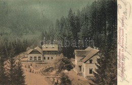 T2 1907 Körmöcbánya, Kremnitz, Kremnica; Zólyomvölgy, Vadászkürt Szálloda és Ferencz József Nyaraló / Zvolen Valley, Hot - Unclassified