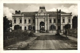 T2/T3 Losonc, Lucenec; Delostrelecka Kasarna / Tüzérségi Laktanya / Artillery Barracks, 'vissza' So. Stpl (EK) - Zonder Classificatie