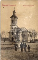 ** T3 Párkány, Stúrovó; Római Katolikus Templom. Kiadja Prezs Rezső / Catholic Church (felületi Sérülés / Surface Damage - Zonder Classificatie