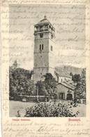 T3 Rozsnyó, Roznava; Városi őrtorony. Kiadja Fuchs József / Watch Tower - Képeslapfüzetből / From Postcard Booklet - Unclassified