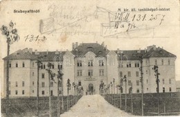 T3 Stubnyafürdő, Túróchévíz, Stubnianske Teplice, Turcianske Teplice; M. Kir. állami Tanítóképző Intézet / Teachers Scho - Unclassified