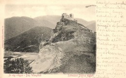 T2 1903 Sztrecsnó, Sztrecsény, Strecno (Ruttka, Vrútky); Vár Rom A Vág-völgyében. Gansel Lipót Kiadása / Castle Ruin In  - Unclassified