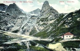 ** T2 Tátra, Magas Tátra, Vysoké Tatry; Zöld-tó  / Lake, Mountains - Zonder Classificatie