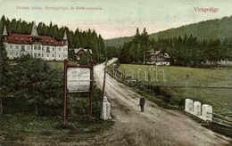 ** T1 Tátra, Tatry; Virágvölgy Poprád Mellett, Viribus Unitis, Szentgyörgyi és Ráth Nyaralók. Divald Károly 2147-1909. / - Zonder Classificatie