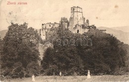 T2/T3 Zboró, Zborov; Várrom. Kiadja Eschwig és Hajts / Zborovsky Hrad / Castle Ruins (EK) - Zonder Classificatie