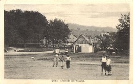 T2/T3 Dolha, Dovhe; Teilansicht Vom Ringplatz / Utcakép, Gyerekek, üzlet / Street View, Children, Shop (EK) - Non Classificati