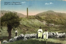 ** T2 Kárpátok, Juhászok A Nyájjal / Carpathian Mountains, Shepherds With Flock Of Sheep - Ohne Zuordnung