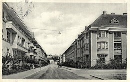 T2/T3 1938 Ungvár, Uzshorod, Uzhorod; Utcakép / Street View + 1938 Ungvár Visszatért So. Stpl. (EK) - Zonder Classificatie