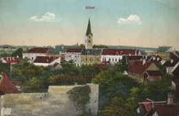 T2/T3 Sziszek, Sisak; Látkép, Kiadja A. Rosenfeld / General View (EK) - Zonder Classificatie