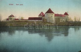 T2/T3 Sziszek, Sisak; Vár / Stari Grad / Schloss / Castle (EK) - Unclassified