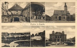 T2 Zagreb Kamenita Vrata, Crkva Sv. Marka, Mihanoviceva Ulica, Kiosk U Maksimiru, Kazaliste / Gate, Church, Street, Kios - Unclassified