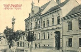 T2/T3 1910 Nagymarton, Mattersburg, Mattersdorf; Takarékpénztár. W.L. Bp. 2445. Schön Samu Kiadása / Savings Bank - Unclassified