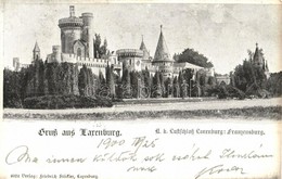 T2/T3 1900 Laxenburg, K. K. Lustschloss Laxenburg: Franzensburg. Verlag Friedrich Stöckler / Franzensburg Castle (EK) - Non Classés