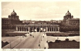 ** T2/T3 Vienna, Wien I. Äusseres Burgtor Mit Staatsmuseen / Castle Gate, Museum (EK) - Zonder Classificatie