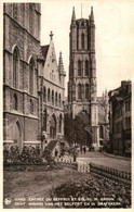 * T2/T3 Ghent, Gand, Gent; Ingang Van Het Belfort En St. Baafskerk / Church (EK) - Ohne Zuordnung