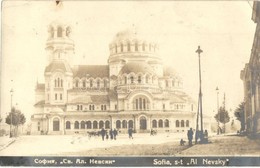 T2/T3 1924 Sofija, Sofia; Hram-pametnik 'Sveti Aleksandar Nevski' / Alexander Nevsky Cathedral. Photo (EK) - Ohne Zuordnung