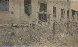 * T2 Monfalcone, WWI Damaged Buindings, Photo - Ohne Zuordnung