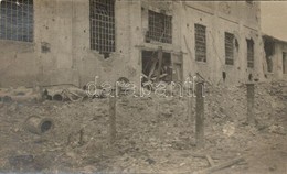 * T2 Monfalcone, WWI Damaged Buindings, Photo - Non Classificati