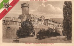 ** T2/T3 Trento, Trient (Südtirol); Castello Del Buon Consiglio. Visioni Della Nuova Italia, Generale L. Cadorna / Buonc - Non Classificati
