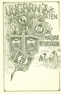 ** T2 Ungarn's Raritäten / Magyar Ritkaságok. Hungaria Bélyegkereskedés Kiadása / Hungarian Stamp Rarities. Art Nouveau, - Ohne Zuordnung