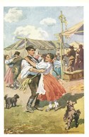 ** T1 Csárdás; Hortobágyi Folklór Művészlap / Hungarian Folklore Art Postcard S: Benyovszky - Unclassified