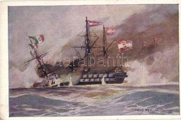 ** T2/T3 Die Seeschlacht Bei Lissa. Rammung Des Ré Di Portogallo Durch SMS Kaiser (Linienschiff). K.u.K. Kriegsmarine. O - Ohne Zuordnung