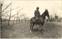 T2/T3 1918 Osztrák-magyar Lovas Katona Az Olasz Fronton / WWI Austro-Hungarian K.u.K. Military Cavalryman On The Italian - Ohne Zuordnung